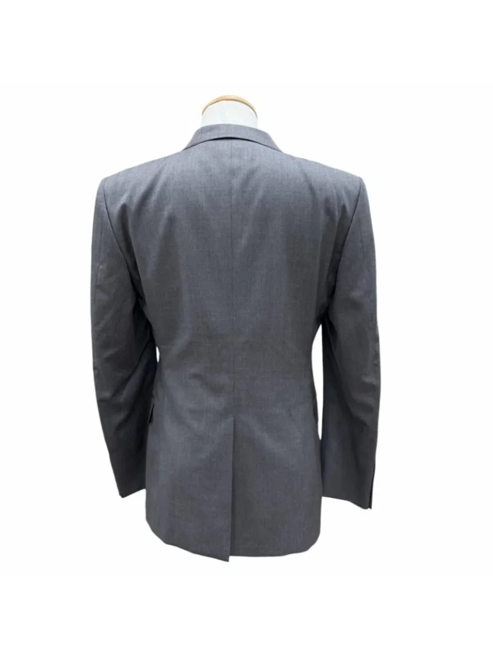 Gucci Wool 100% Logo Button Single Suit Set Gray Business